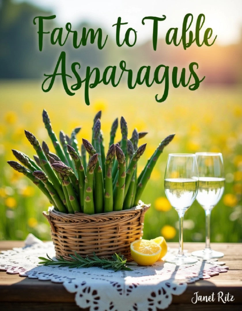 Farm to Table Asparagus Cookbook | 356 Fresh, Seasonal Asparagus Recipes for Healthy & Gourmet Cooking