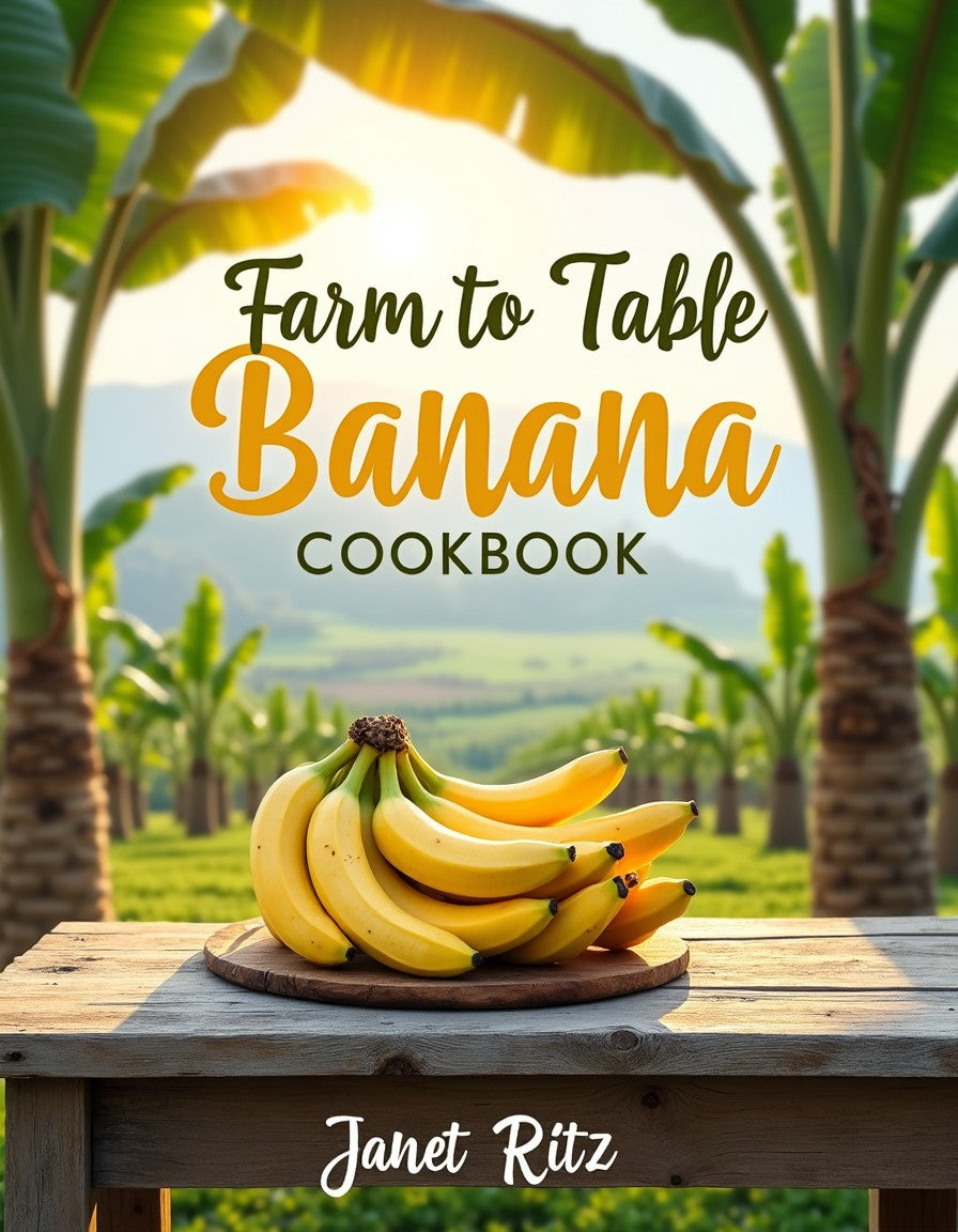 Farm to Table Banana Cookbook | Sweet & Savory Banana Recipes for Baking, Meals & Healthy Living