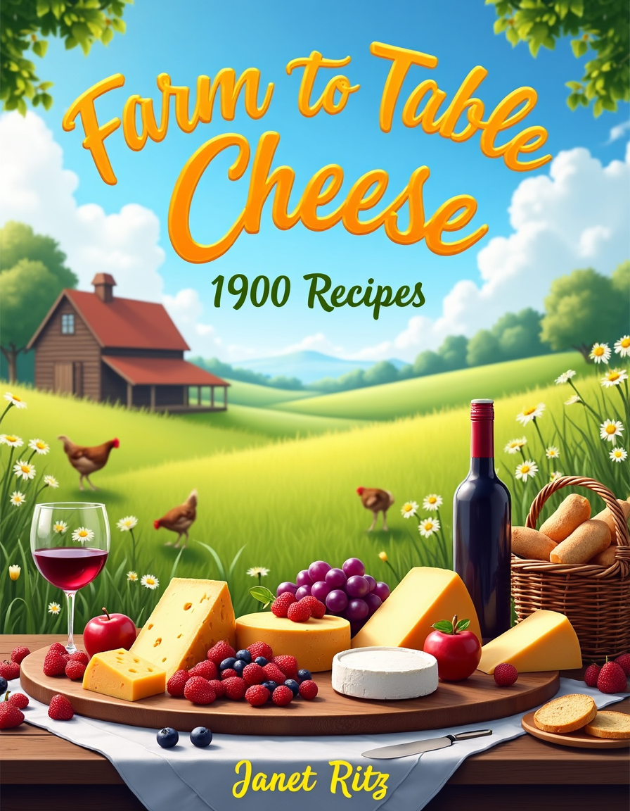 Ultimate Farm to Table Cheese Cookbook | 1,923 Cheese Recipes for Comfort Food, Gourmet Cooking & Entertaining