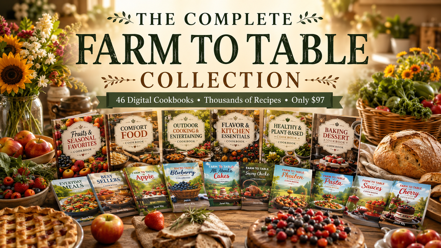 A Complete Digital Cookbook Library for Every Kitchen
