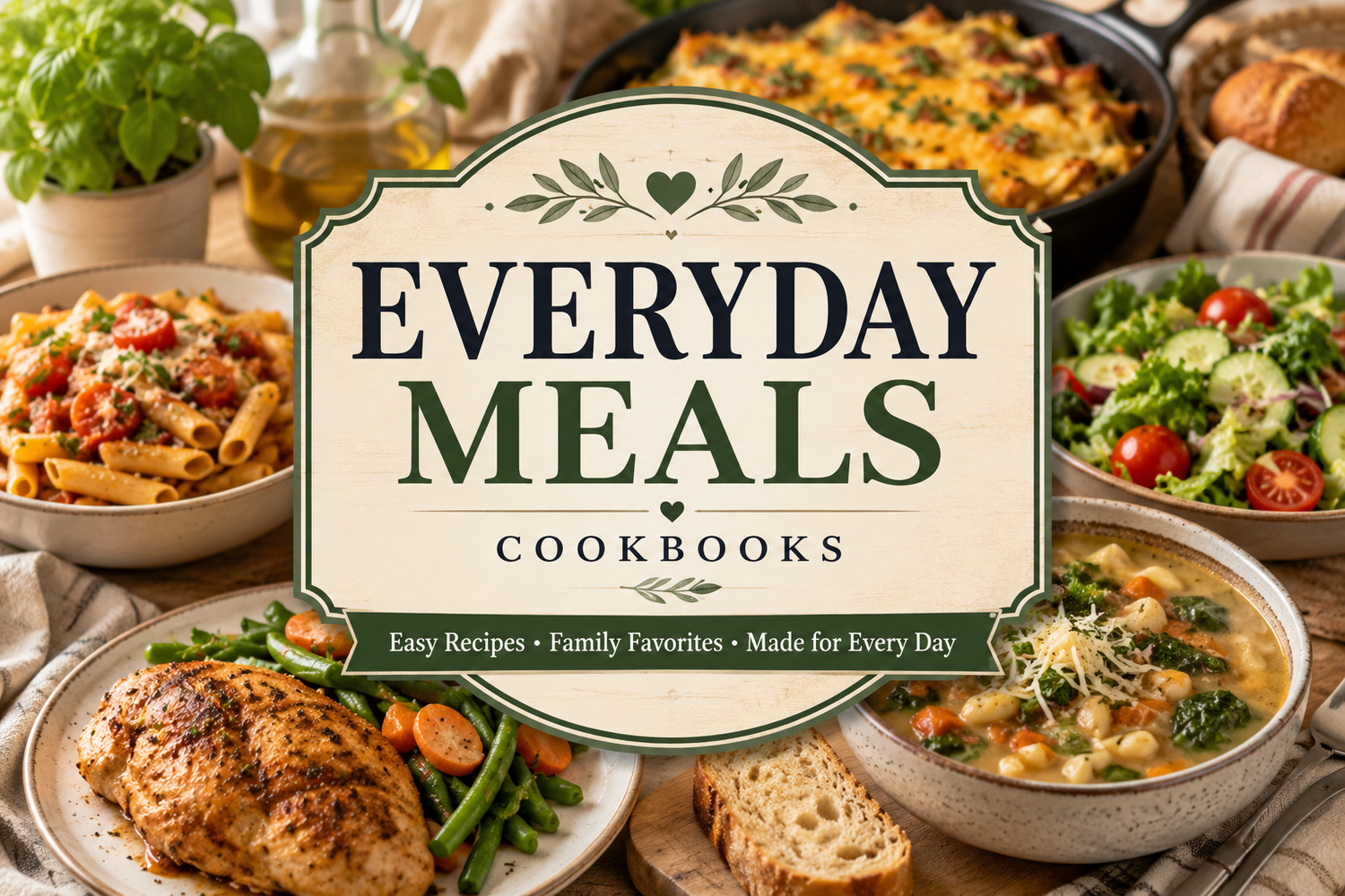 Everyday Meals Cookbooks | Easy Dinner Ideas & Family Recipes