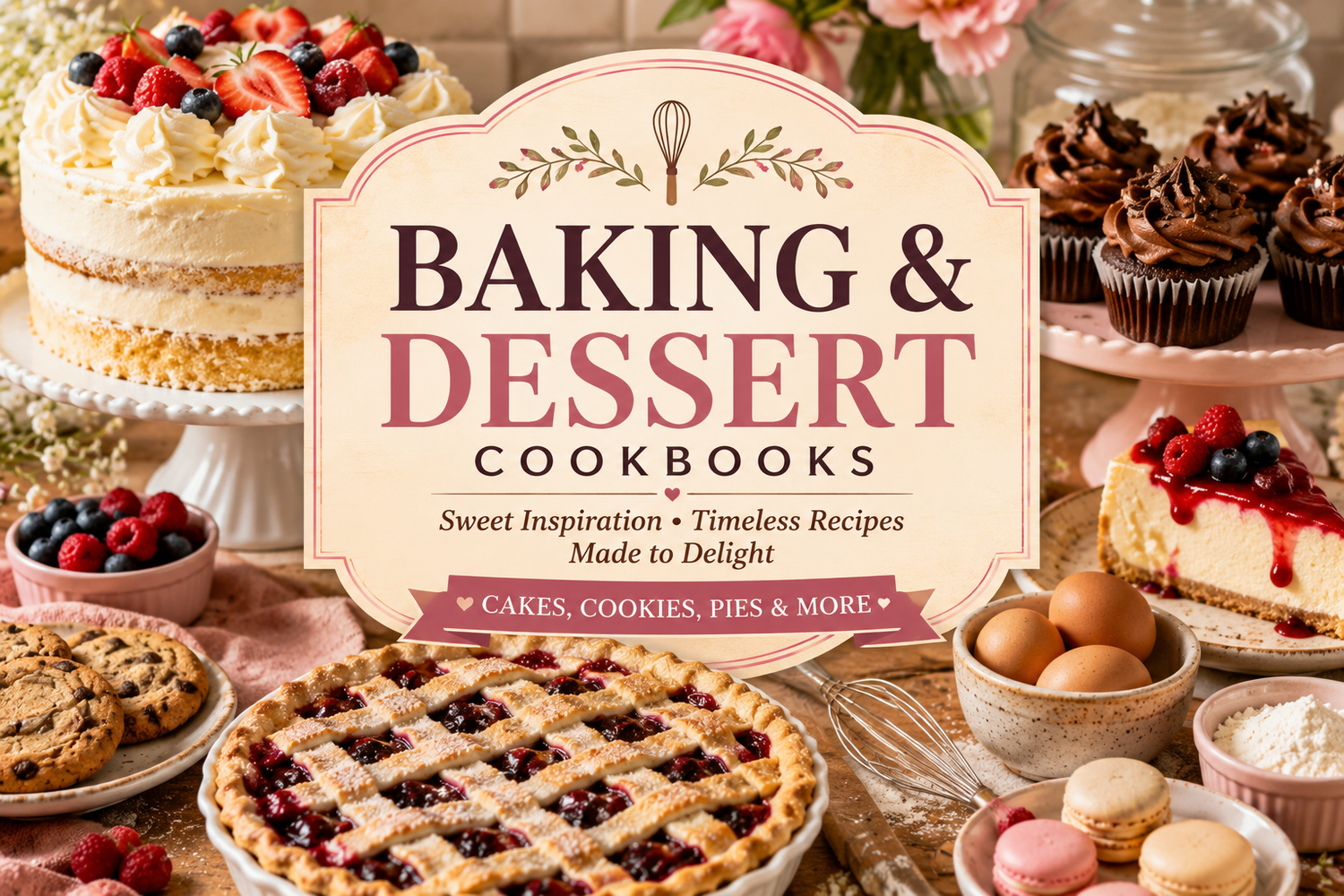 Baking & Desserts Cookbooks | Cakes, Cookies, Pies & Sweet Treat Recipes