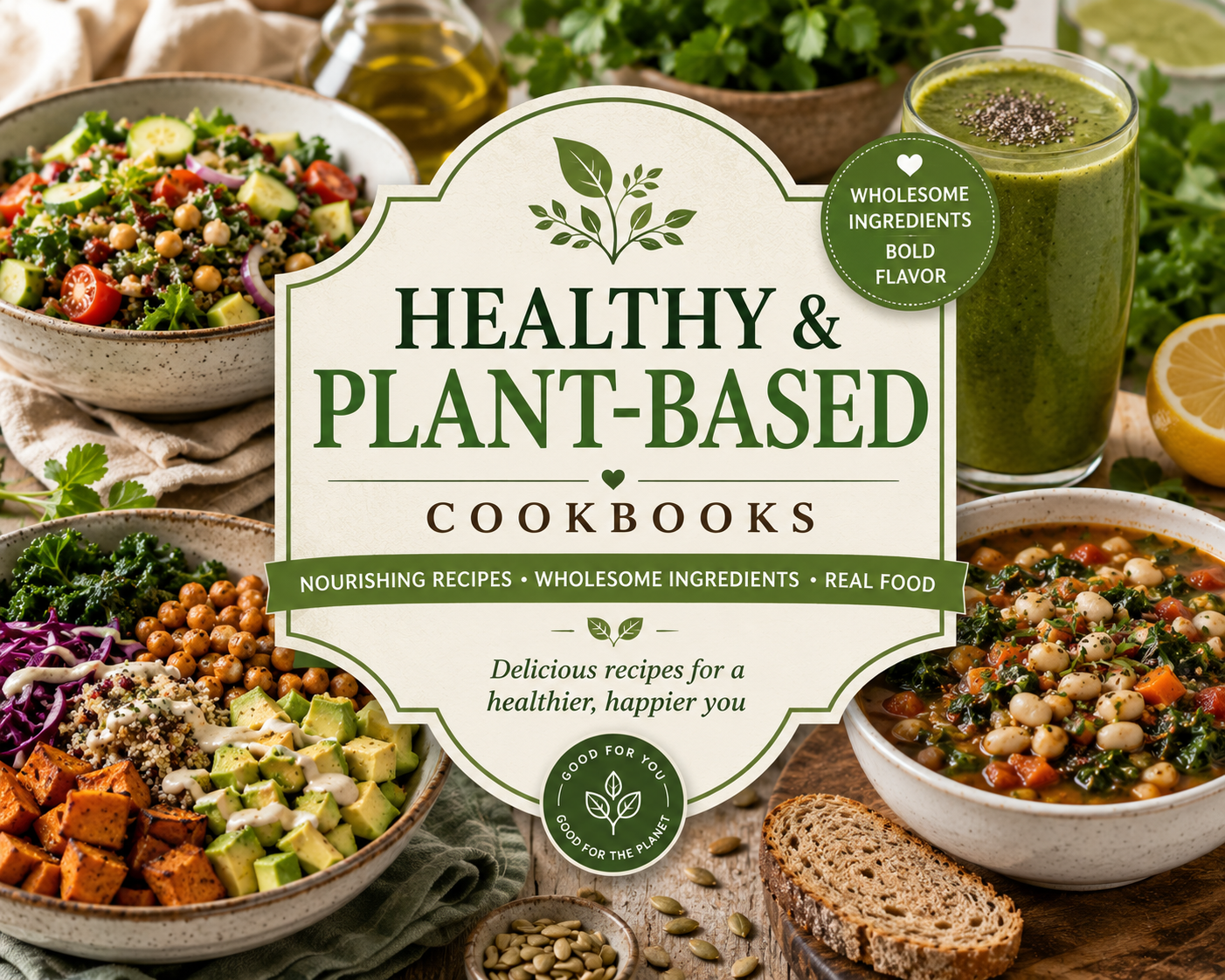 Healthy & Plant-Based Cookbooks | Clean Eating, Vegetarian & Fresh Recipes