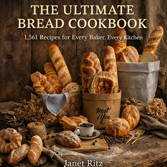 Ultimate Bread Cookbook | 1,561 Bread Recipes for Baking, Artisan Loaves, Quick Breads & Homemade Favorites