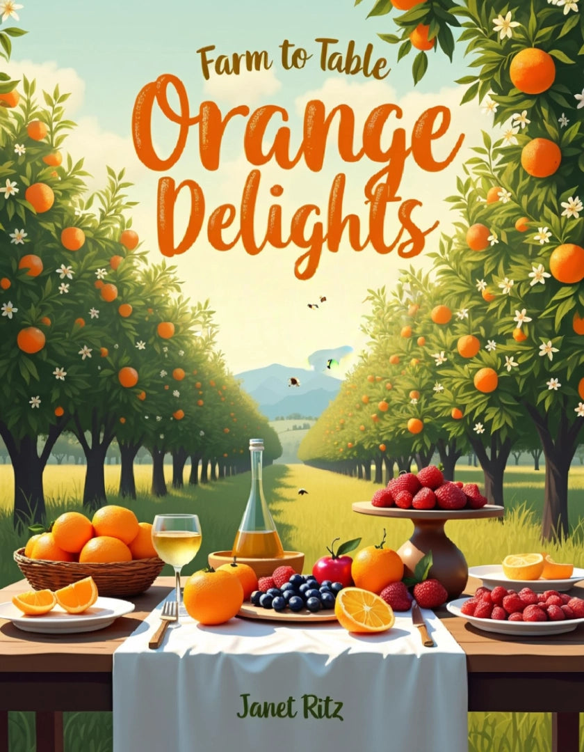 Farm to Table Orange Cookbook | 692 Orange Delight Recipes for Fresh Citrus Cooking, Baking, Drinks & Desserts