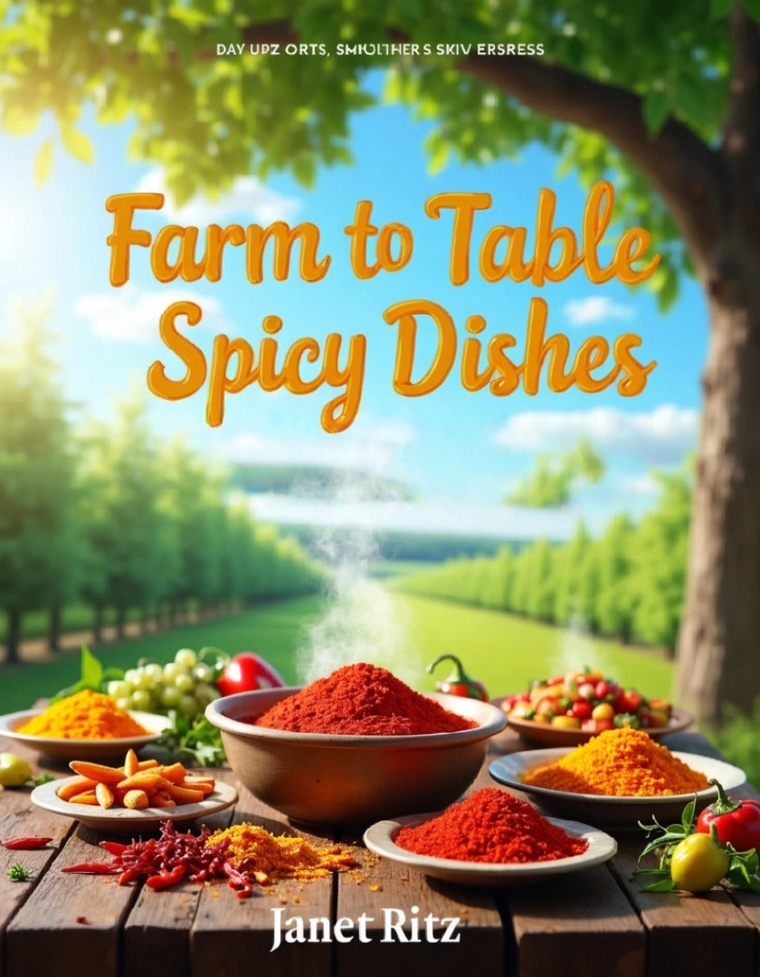 Farm to Table Spicy Cookbook | 496 Spicy Recipes for Bold, Fiery Meals & Flavor-Packed Cooking