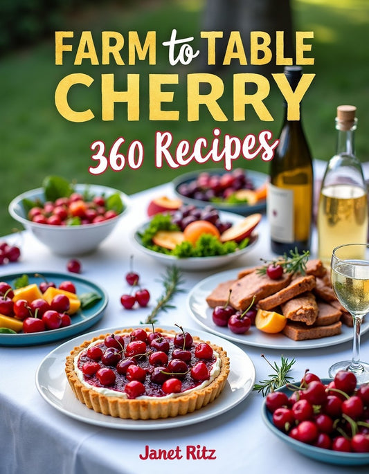 Farm to Table Cherry Cookbook | 366 Cherry Recipes for Desserts, Baking, Preserves & Seasonal Cooking