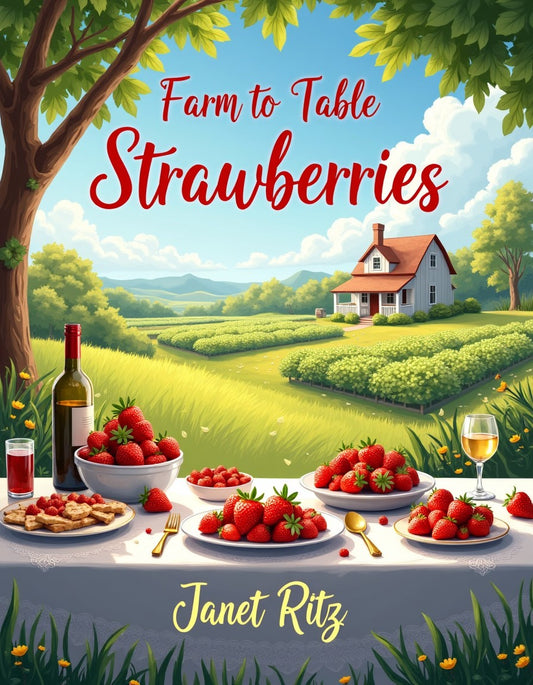 Farm to Table Strawberry Cookbook | 423 Strawberry Recipes for Desserts, Baking & Fresh Seasonal Cooking