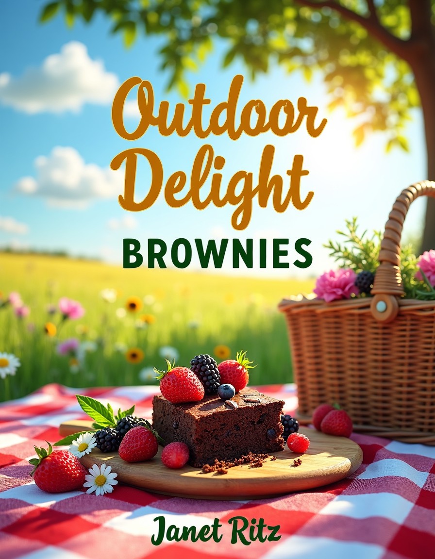 Outdoor Delights Brownie Cookbook | 233 Brownie Recipes for Decadent Desserts, Baking & Sweet Treats