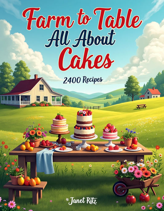 Ultimate Farm to Table Cake Cookbook | 2,444 Cake Recipes for Baking, Celebrations, Desserts & Homemade Favorites