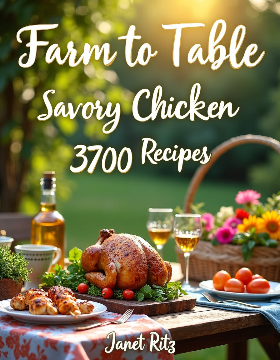 Ultimate Farm to Table Chicken Cookbook | 3,772 Savory Chicken Recipes for Easy Meals, Family Dinners & Global Flavors