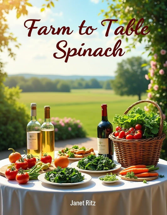 Farm to Table Spinach Cookbook | 550 Spinach Recipes for Healthy Meals, Fresh Cooking & Everyday Nutrition