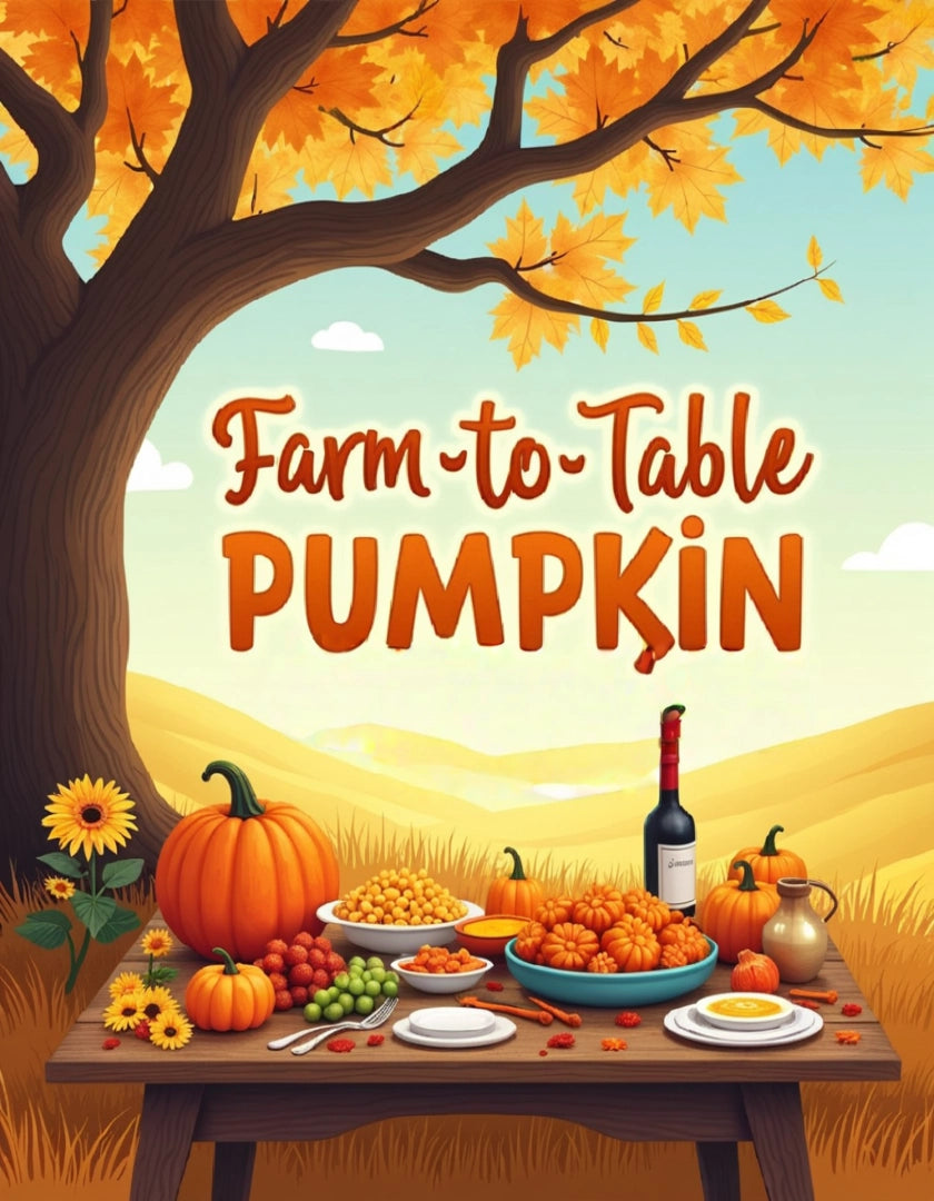 Farm to Table Pumpkin Cookbook | 630 Pumpkin Recipes for Baking, Fall Desserts, Soups & Seasonal Cooking