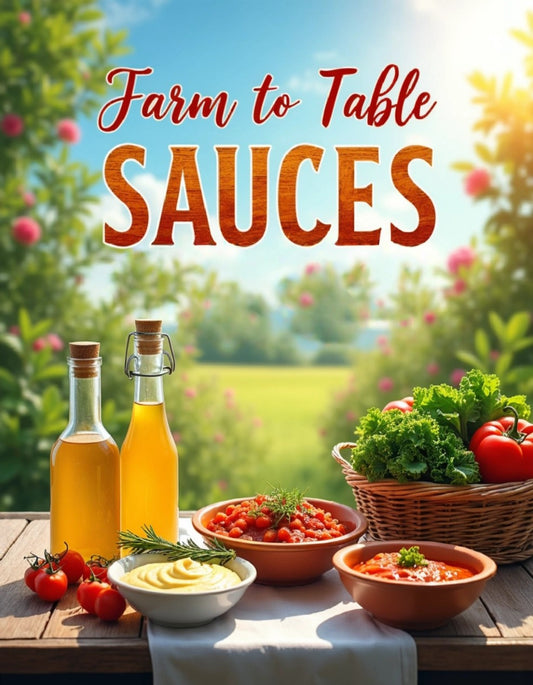 Ultimate Farm to Table Sauce Cookbook | 1,436 Sauce Recipes for Cooking, Marinades, Dressings & Flavorful Meals